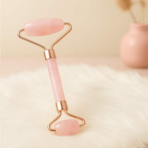 Gesichtsmassage Tools in Rosé Optik